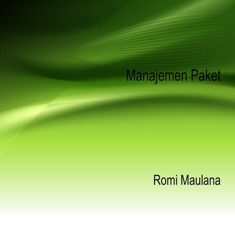 Manajemen paket romi