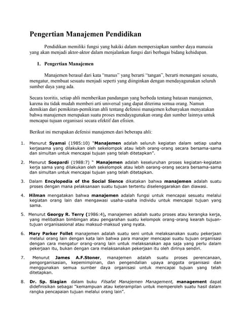 resensi buku manajemen pendidikan