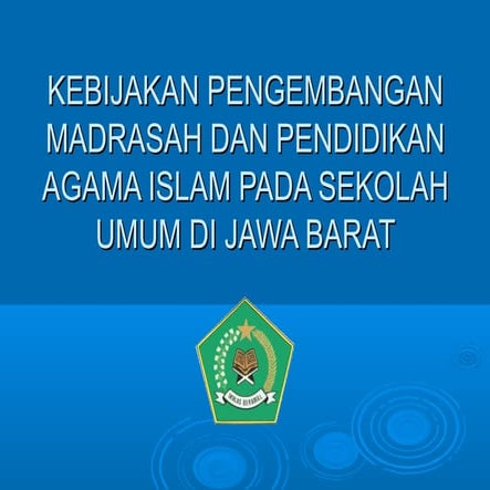 Manajemen pendidikan madrasah ppt