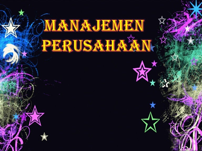 Manajemen perusahaan