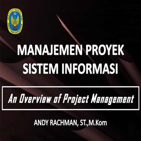 Manajemen proyek sistem informasi 001