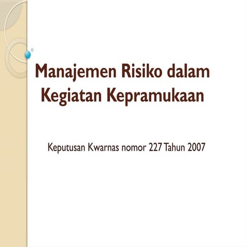 Manajemen Risiko dalam Kegiatan Kepramukaan.pptx