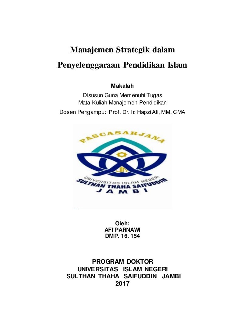 M S Afi Parnawi Prof Hapzi Ali Cover Uin Sts Jambi