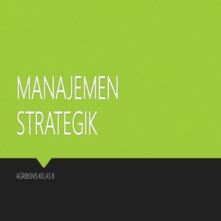 Manajemen s trategik part 5