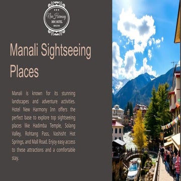 ----Manali- ---Sightseeing---- Places---