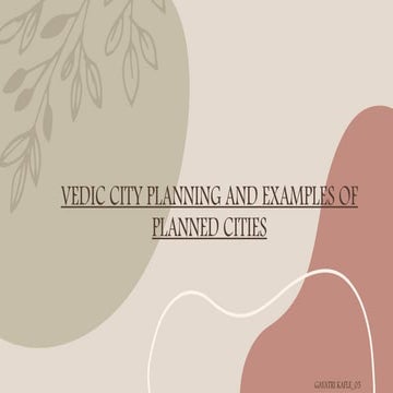 Manasara Shilpa Shastra, principles of Vedic City Planning.pptx