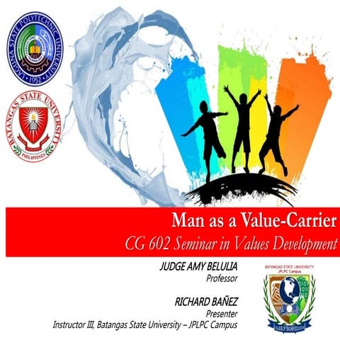 Man as a value carrier