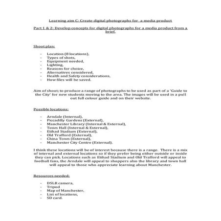 Manchester Shoot