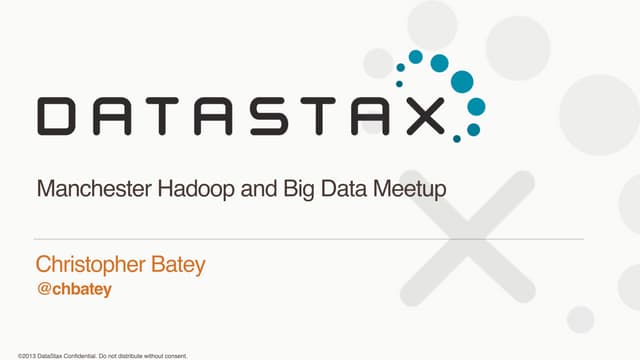 Manchester Hadoop Meetup: Cassandra Spark internals