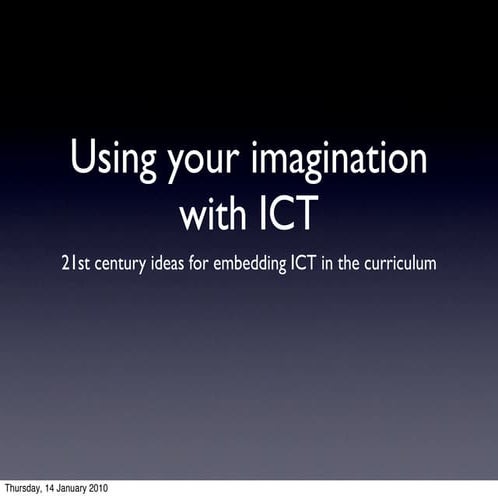 Embedding 21st century new technologies in the primary/elementary classroom