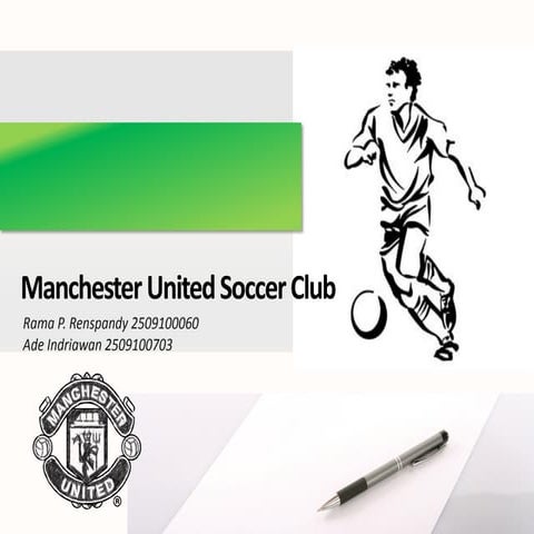 Manchester united soccer school case study