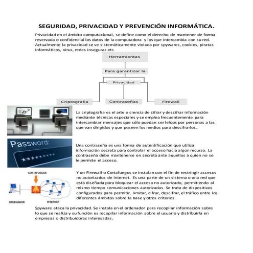 Seguridad y privacidad informática