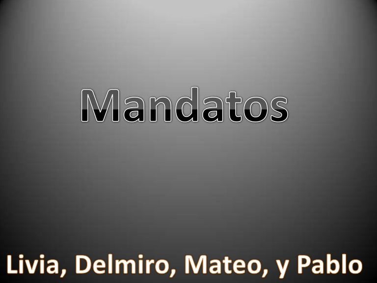 Mandatos