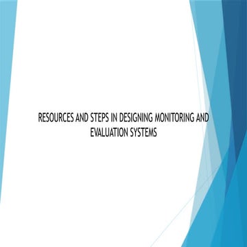 monitoring and evaluation presentation slides