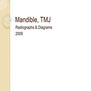 Mandible,  T M J