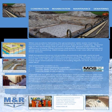 wellpoint dewatering in UAE- cosmos pumps | PDF