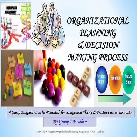 Manegerial planing &amp; descion making