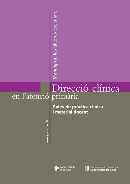 Maneig de les ulceres vasculars