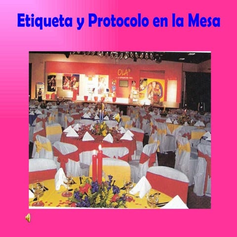 etiqueta y protocolo