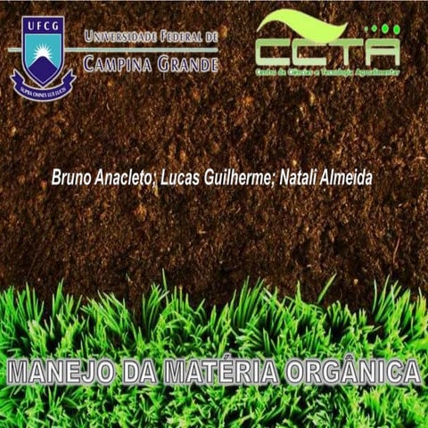 Manejo da Materia Orgânica