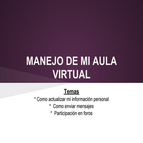Manejo de aula virtual y correo uniminuto 