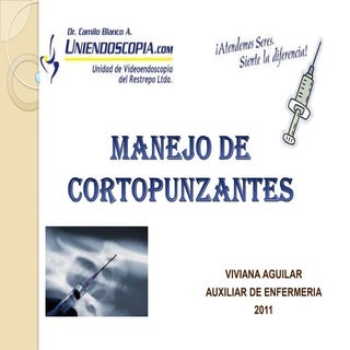 Manejo de cortopunzantes