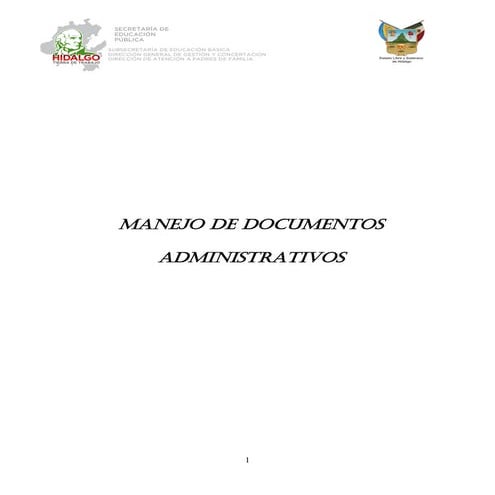 Manejo de documentos administrativos 1