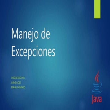 Manejo de Excepciones