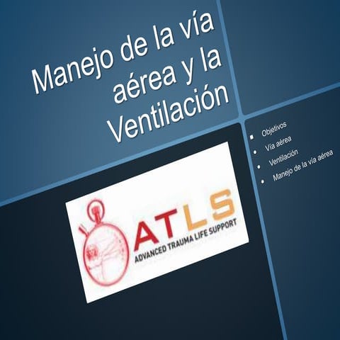 Manejo de la vía aerea y la ventilación