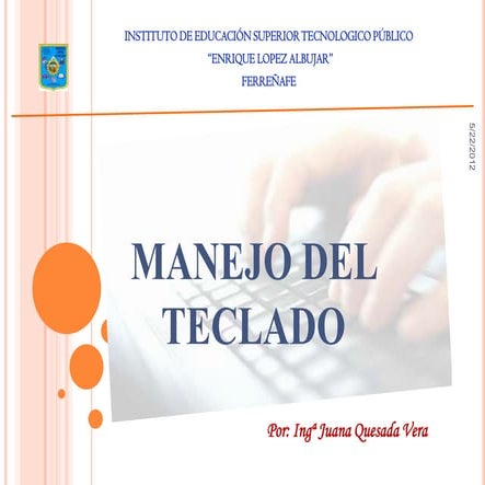 Manejo del teclado