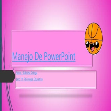 Manejo de PowerPoint 