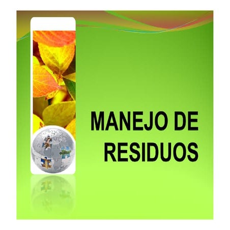 Manejo de residuos
