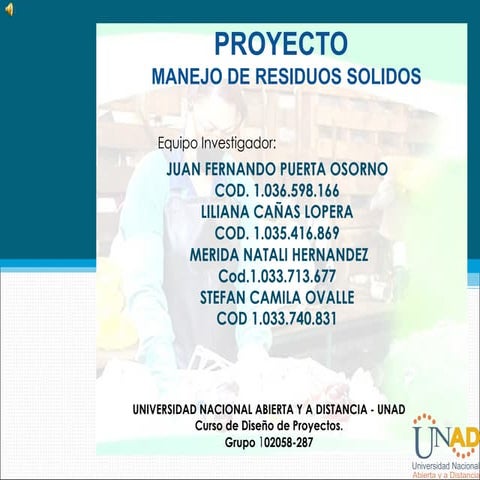 Manejo de  residuos  solidos