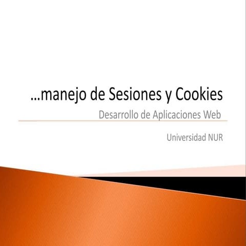 Manejo de sesiones y cookies