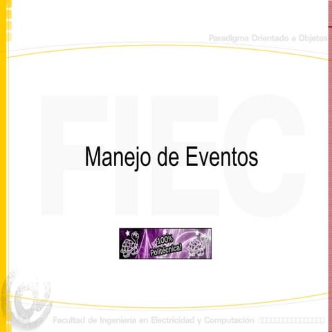 Manejo Eventos