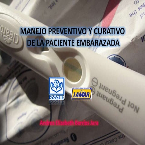 Manejo odontologico en pacientes embarazada