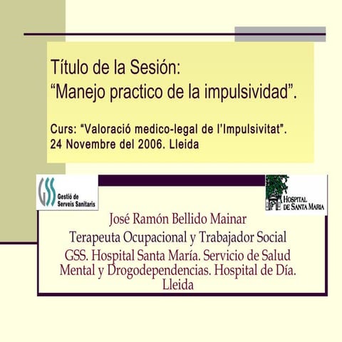 Manejo practico impulsividad