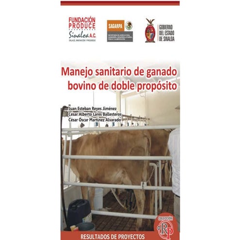 Manejo sanitario bovinos doble proposito