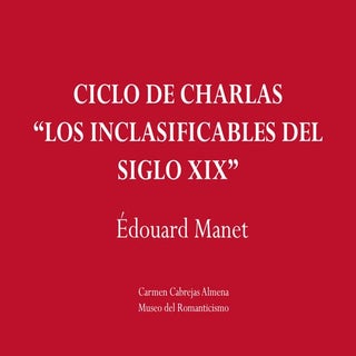 CICLO DE CHARLAS “LOS INCLASIFICABL...