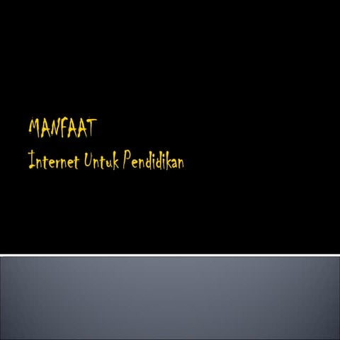 Manfaat internet