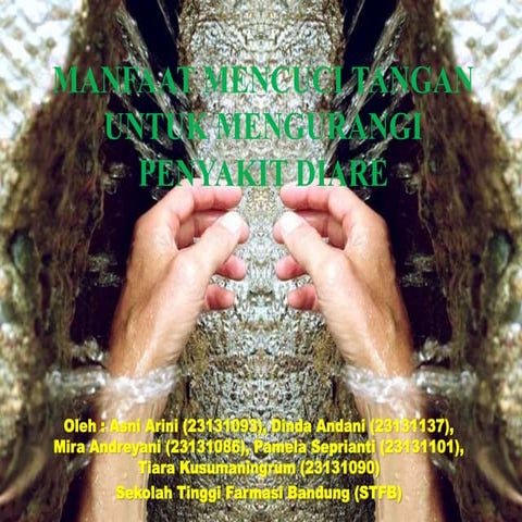 Manfaat mencuci tangan untuk mengurangi penyakit diare