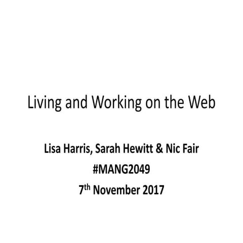 Mang2049 intro session 07112017