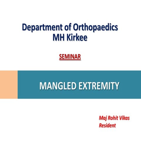 Mangled extremity