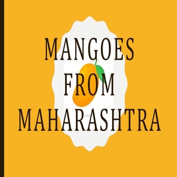 mango from maharastra economic poin.pptx