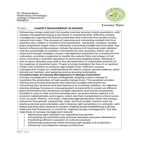 Mango canopy Managment_Dr Sharad Bisen.pdf