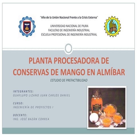 Proyecto Mango en Almíbar