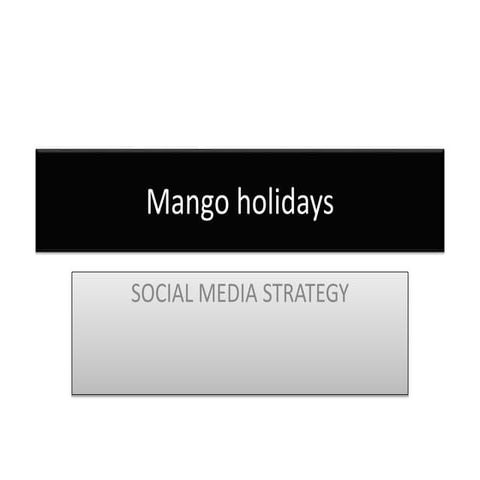 Mango holidays rakesh