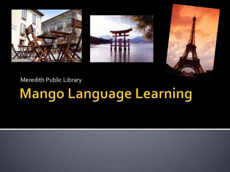 Mango language learning
