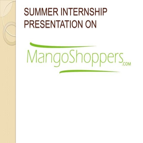 Online Shopping (Mangoshoppers.com)