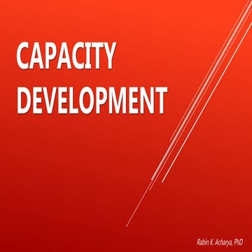 Capacity Development